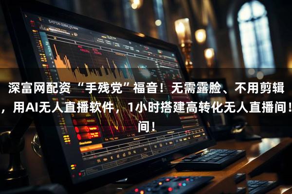 深富网配资 “手残党”福音！无需露脸、不用剪辑，用AI无人直播软件，1小时搭建高转化无人直播间！